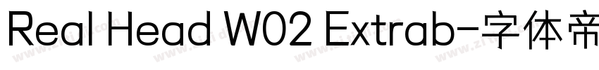 Real Head W02 Extrab字体转换